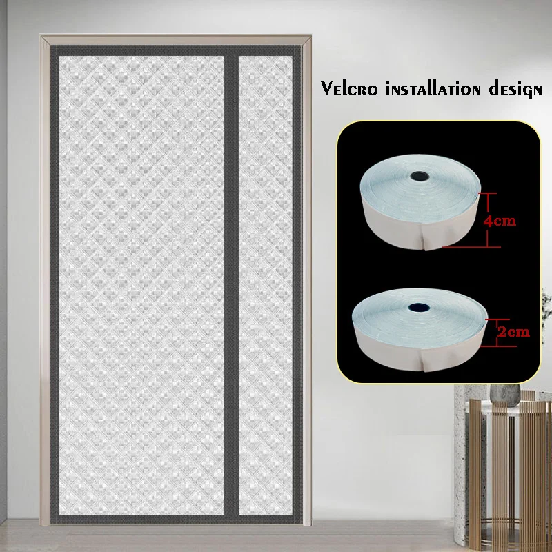 Winter gate specific cotton door curtain, side opening thick cotton door curtain, for home use to prevent cold and keep warm