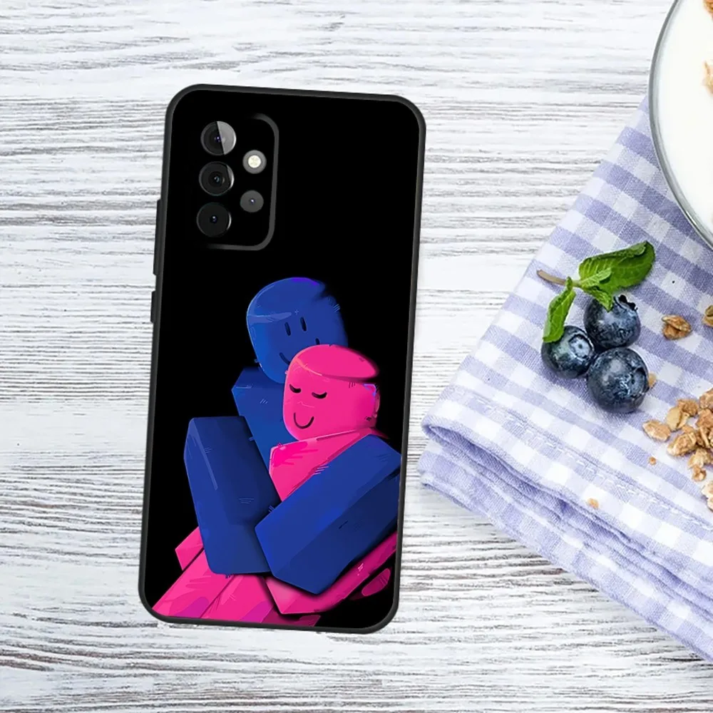 حار الفرقة T-TV فتاة الهاتف حقيبة لهاتف سامسونج غالاكسي A13 ، A21s ، A22 ، A31 ، A32 ، A52 ، A53 ، A71 ، A80 ، A91 غطاء الهاتف الأسود الناعم