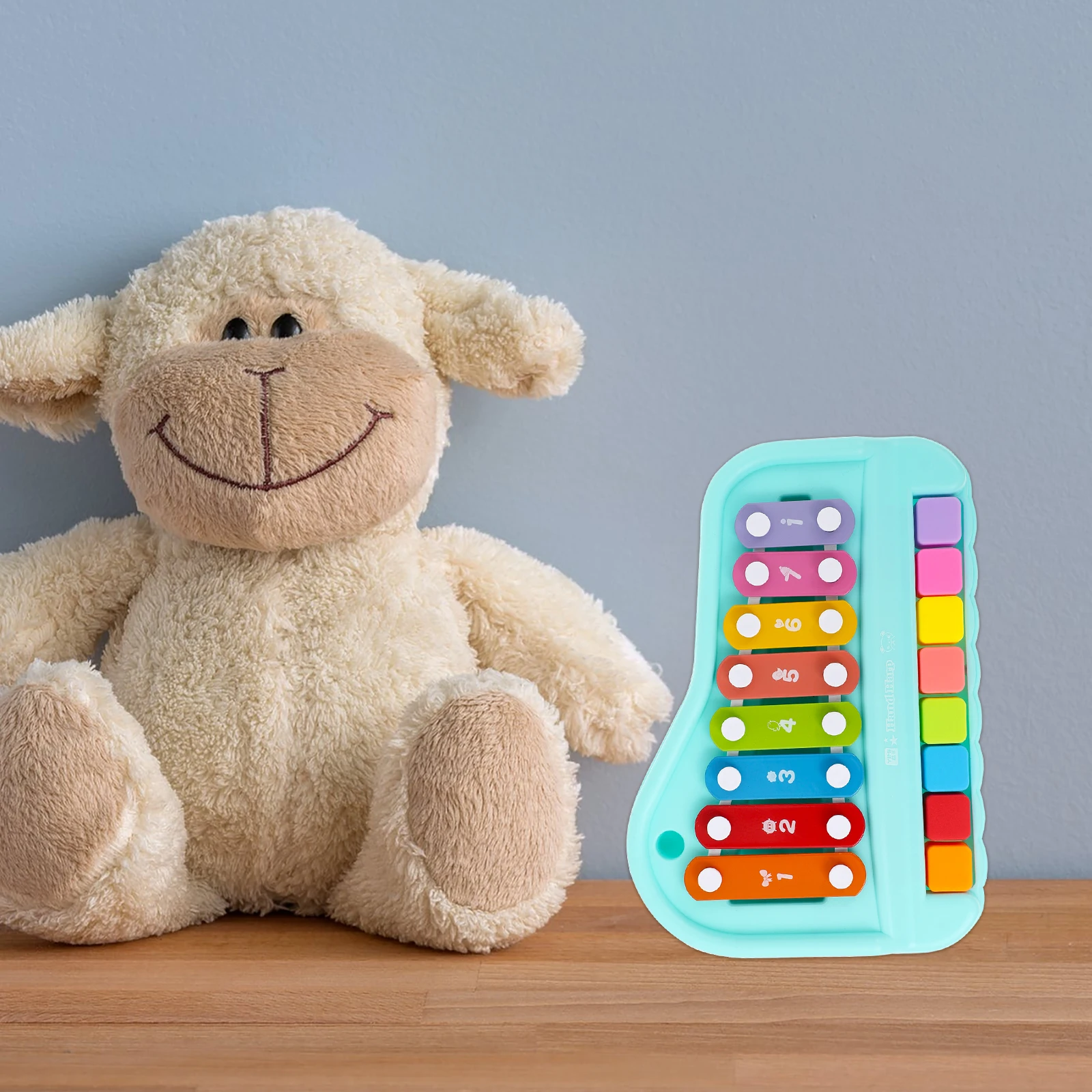 

Xylophone Instrument Baby Toys Kids Musical Knocking Educational Percussion Hand