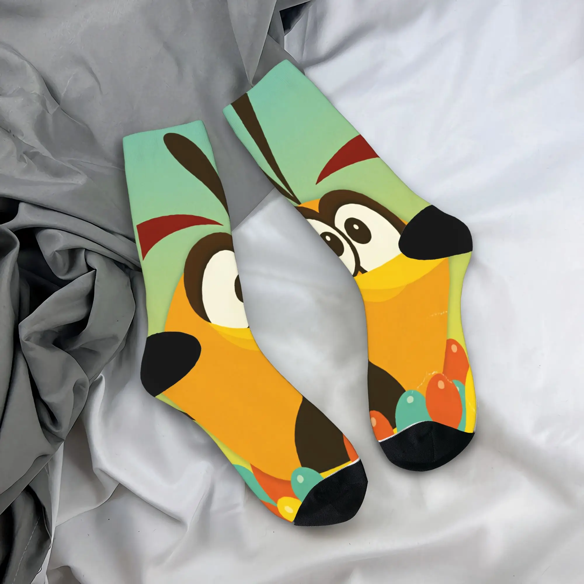 Birds Game Socks  Funny Stockings Winter Anti Bacterial Adults Men Socks Breathable Design Running Sports Socks