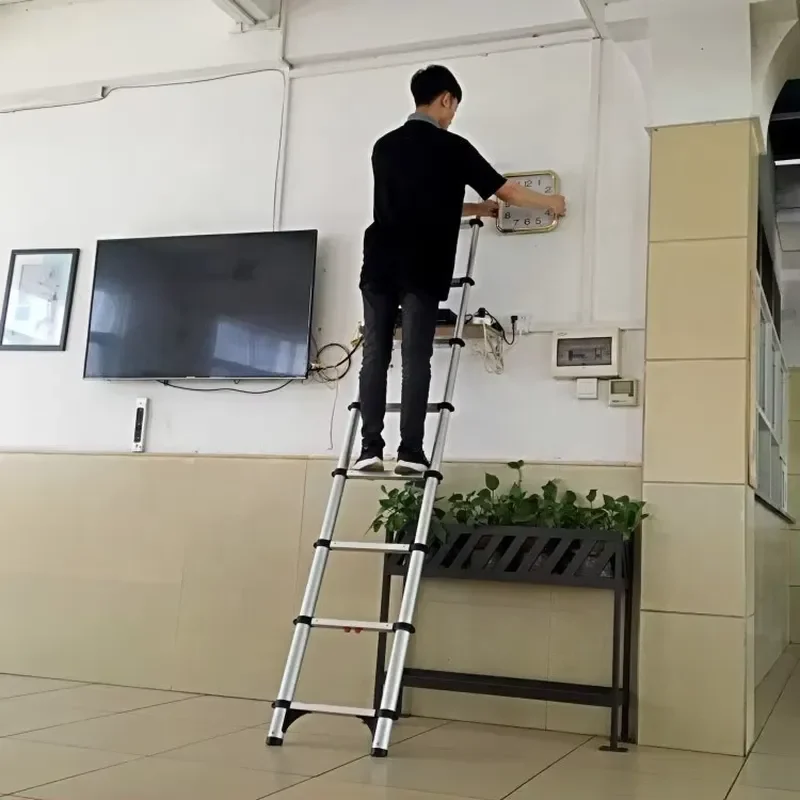 Aluminum Expansion Ladder Thickened Folding Ladder Multifunctional Lifting Engineering Ladder