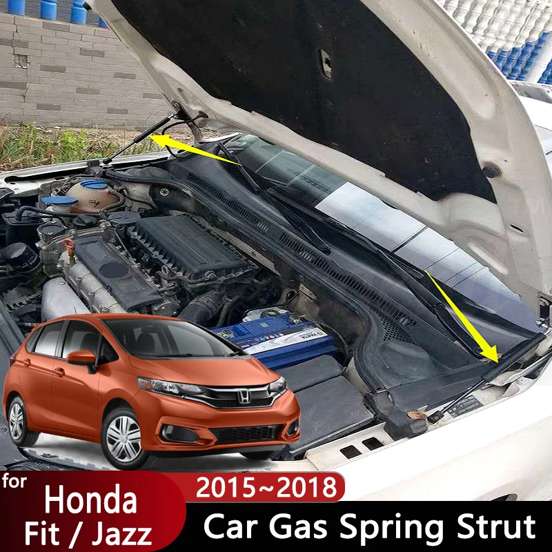 

Car Gas Spring Strut For Honda Fit 2015 Accessories Jazz 2015~2019 MK3 Car Front Engine Hood Hydraulic Support Rod Accessories