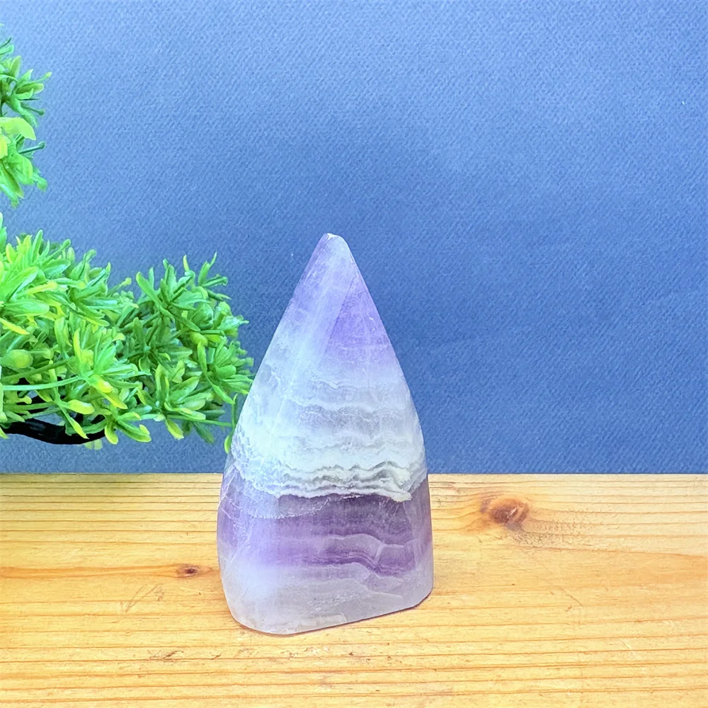 Natural Colorful Fluorite Free Form Crystal Tower Hand Polished Crystal Points Healing Stone Home Decoration Mineral Specimens view 2