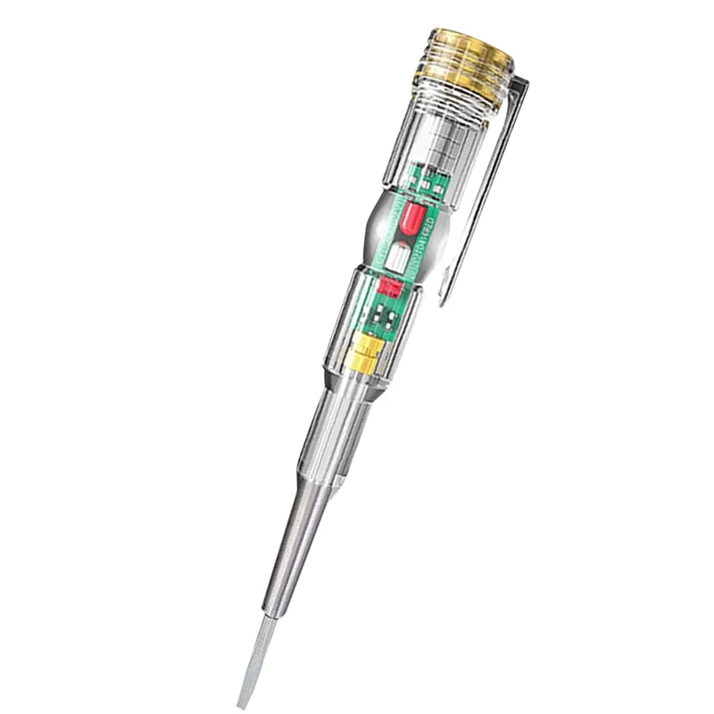 Electrician Dedicated Intelligent Induction Dual Color LED Color Light Electric Pen, Electrical Testing Zero Live Test Pen