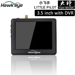 Hawkeye 3,5 cala z DVR Little Pilot Flight Master Monitor FPV 5.8G 960*240 Antena odbiornika dla wejścia analogowego DJI Googles