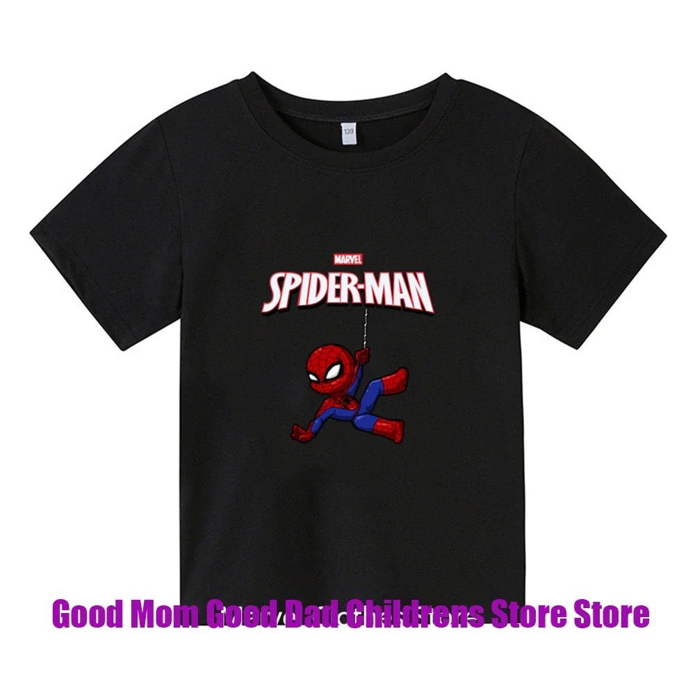 3-14Year Boys Spiderman Tshirt Kids Clothes Boys T-shirt  Girls Clothes Boys Kids T-shirt Fashion Tops