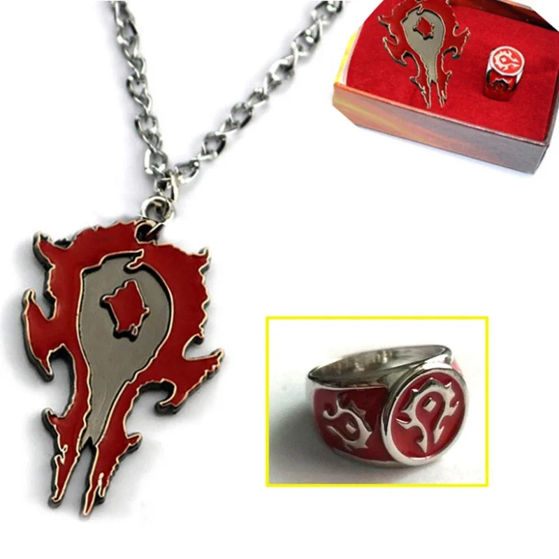 Popular Game Accessories New Tribal Alliance Logo Necklace Ring Pendant Cosplay Costumes DIY Props Cool Comic Exhibition Gifts