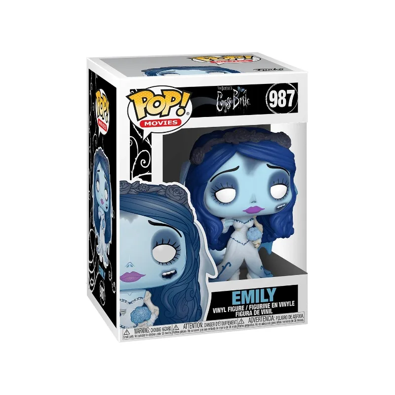 Funko POP Original Corpse Bride Anime Figure EMILY Action Figure Toys for Boys Girls Kids Gift Collectible Model Ornaments