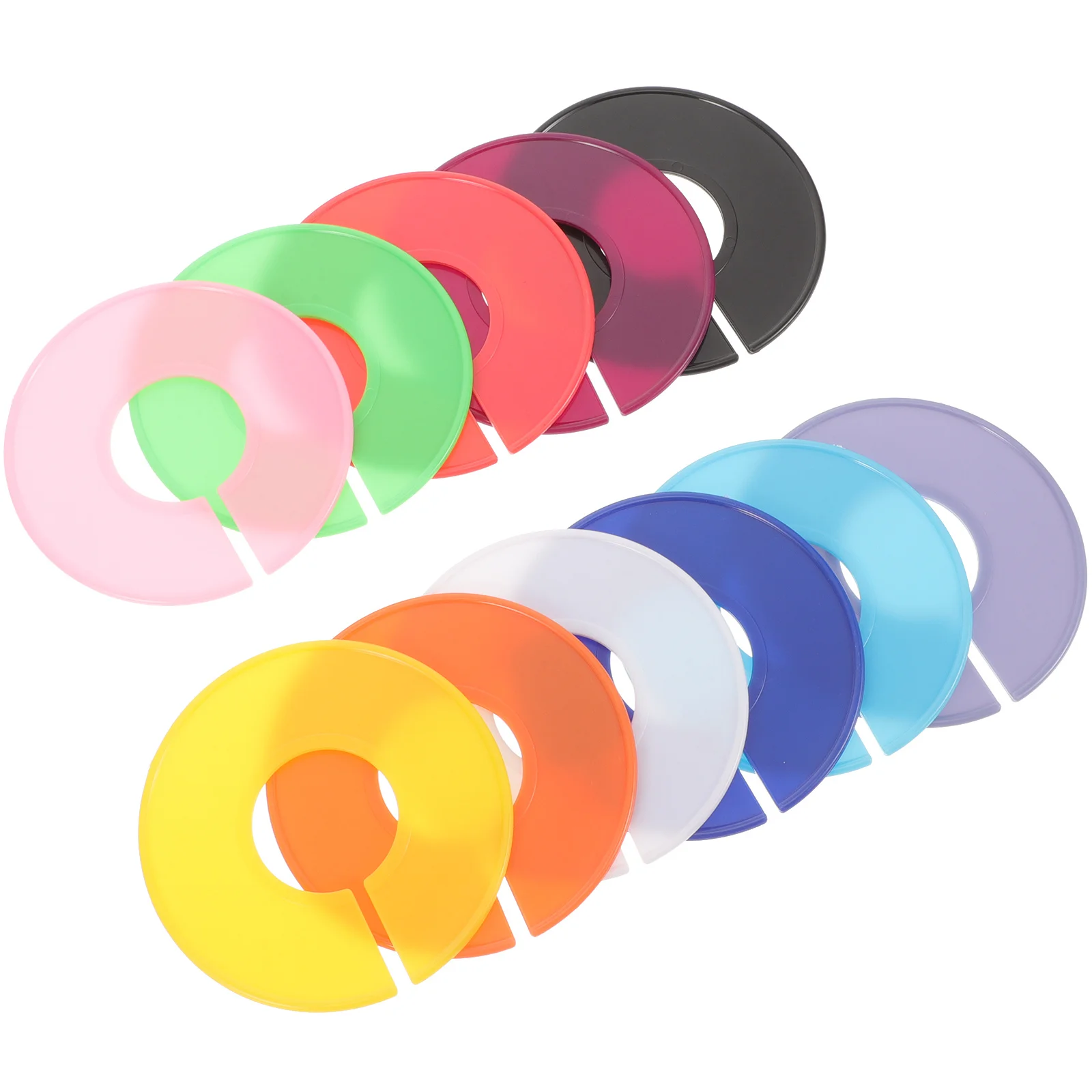 11 قطعة فواصل حجم الملابس مستديرة فارغة الملابس المنظم مقسم لخزانة خزانة شماعات حلول التخزين المنزل