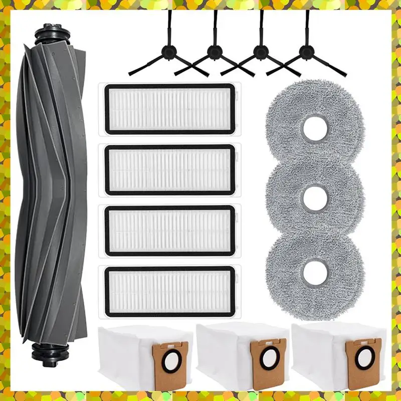 ل Dreame L20 Ultra مكنسة كهربائية فرشاة جانبية رئيسية فلتر Hepa ممسحة أكياس الغبار القماش الملحقات