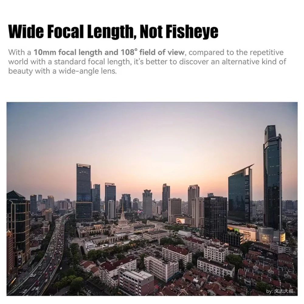 7artisans 10mm F3.5 APS-C Wide Angle Manual Focus Camera Lens compatible with Sony A6600 Fuji X-T100 Nikon Z9