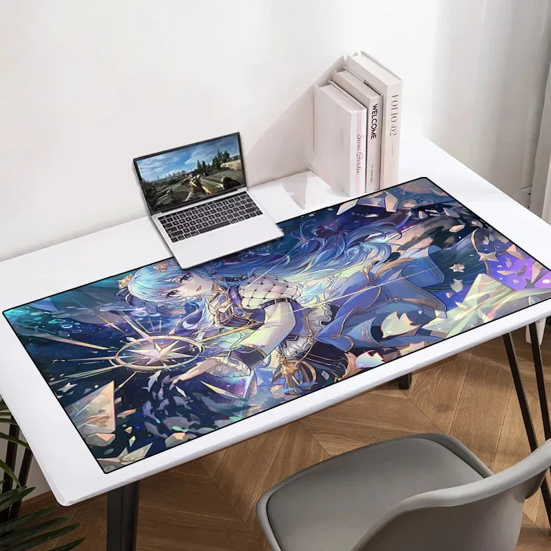 

Anime Mouse Pad Large Mats Hoshimachi Suisei Hololive Mousepad Gamer Keyboard Speed Computer Carpet Office Accessories Xxl Rugs