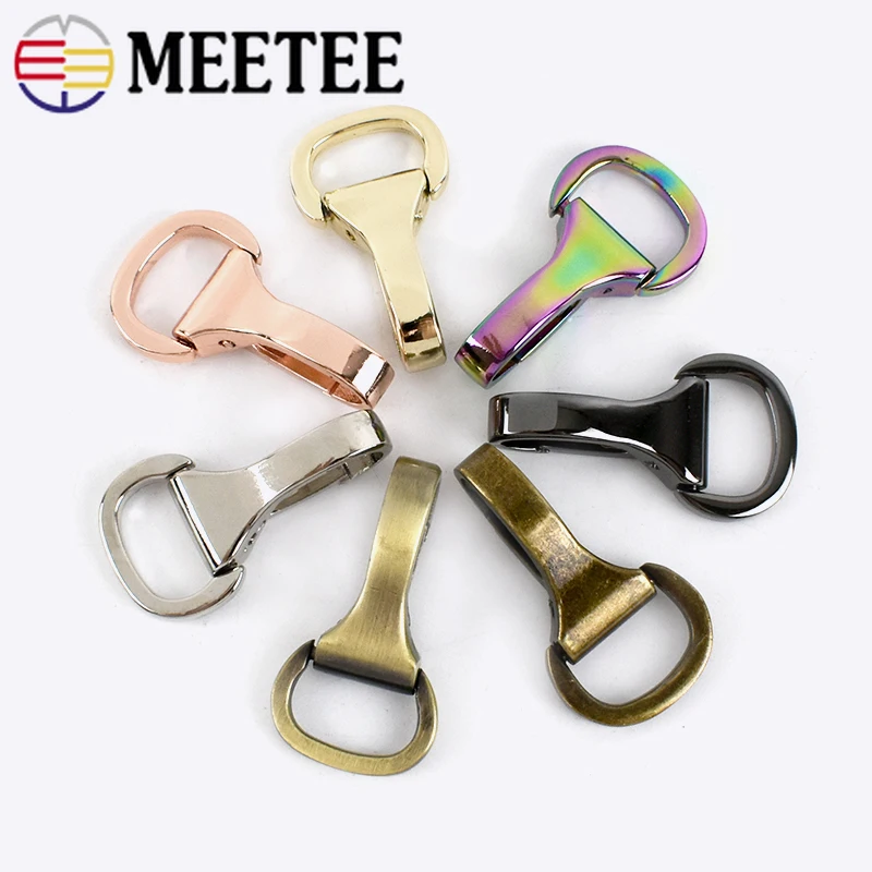 5/10 pz Meetee 15mm borsa in metallo fibbie borsa cinghie catenacci aragosta moschettone collare per cani Clip accessori per il cucito fai da te