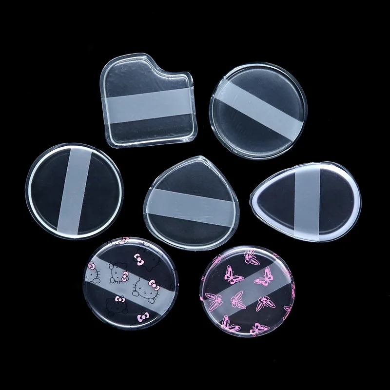 Weiche Gelee Silikon Gel Puderquaste Für Kosmetische Gesicht Foundation BB Creme Kein Pulver Essen Pulver Kosmetische Puff Make-Up-Tools