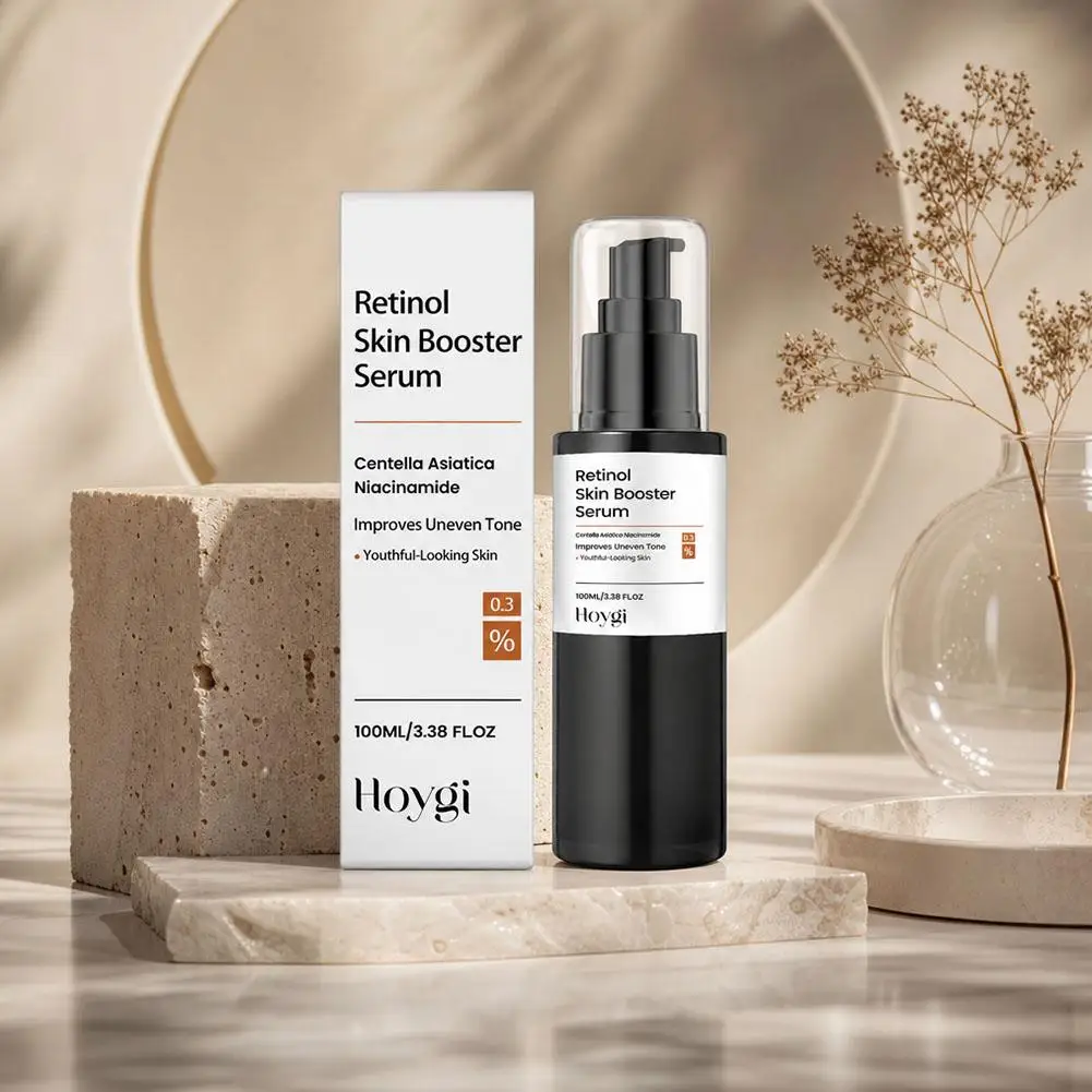 Retinol Facial Serum with Glycerin Niacinamide Centella Asiatica Hydrating Soothing Formula for Smooth Radiant Skin
