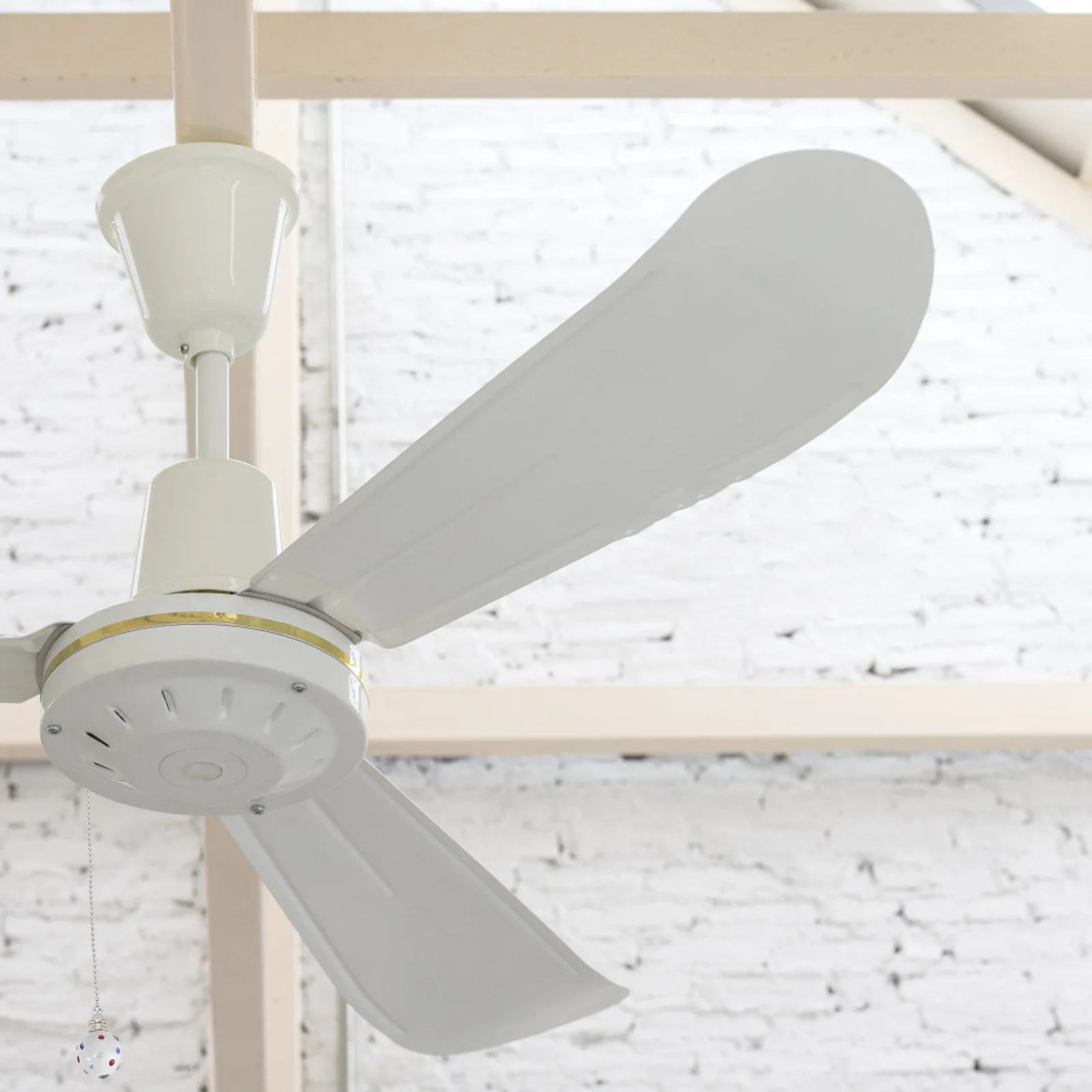 

Long Serving Life Clear Crystal Ball Pendant 50cm Pull Chain Ceiling Light Fan Easy Install DIY Accessories