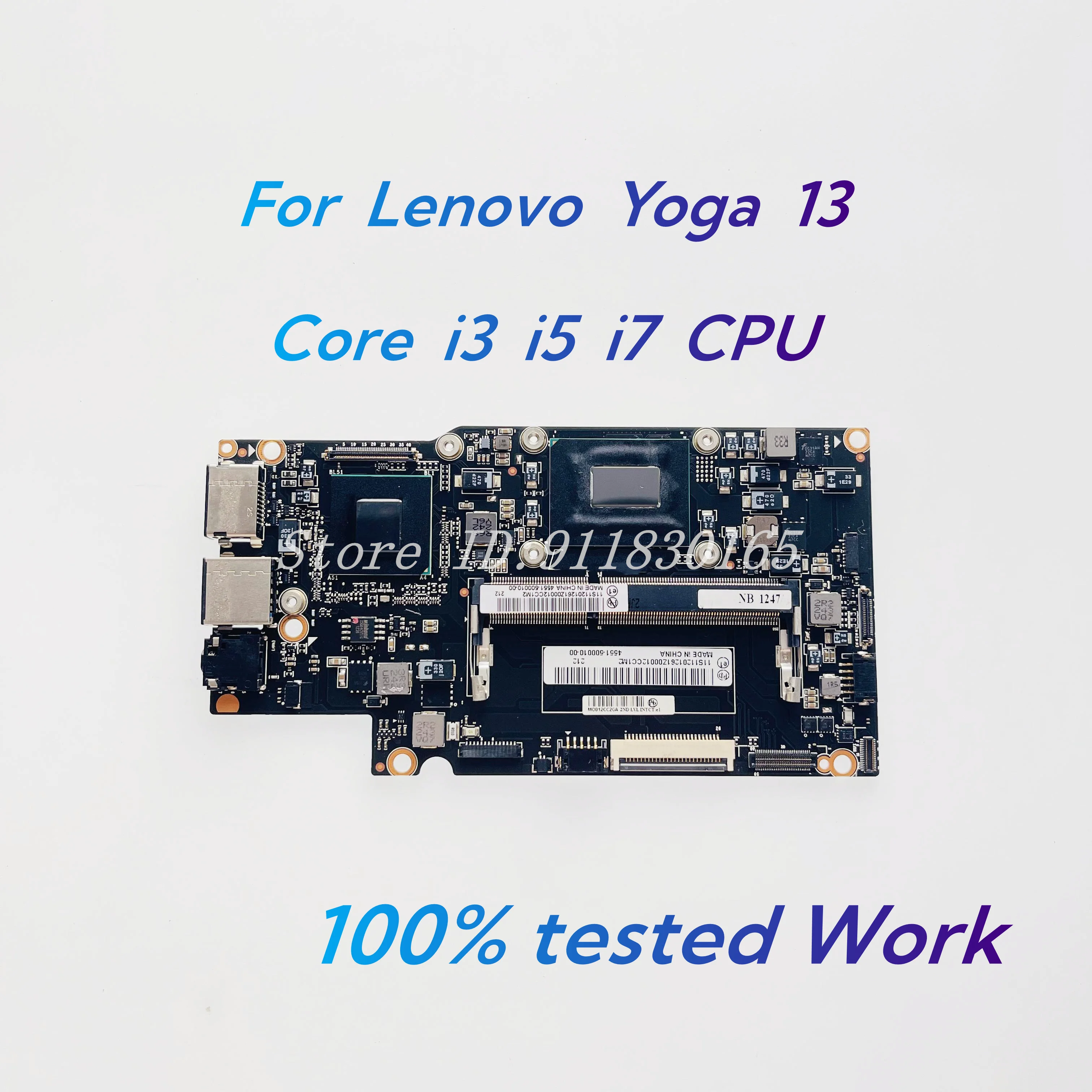 

Материнская плата для ноутбука Lenovo Yoga 13 с процессором Core i3 i5 i7 DDR3 ОЗУ FRU:90002038 90000646 90000649 материнская плата 100% протестированная работа