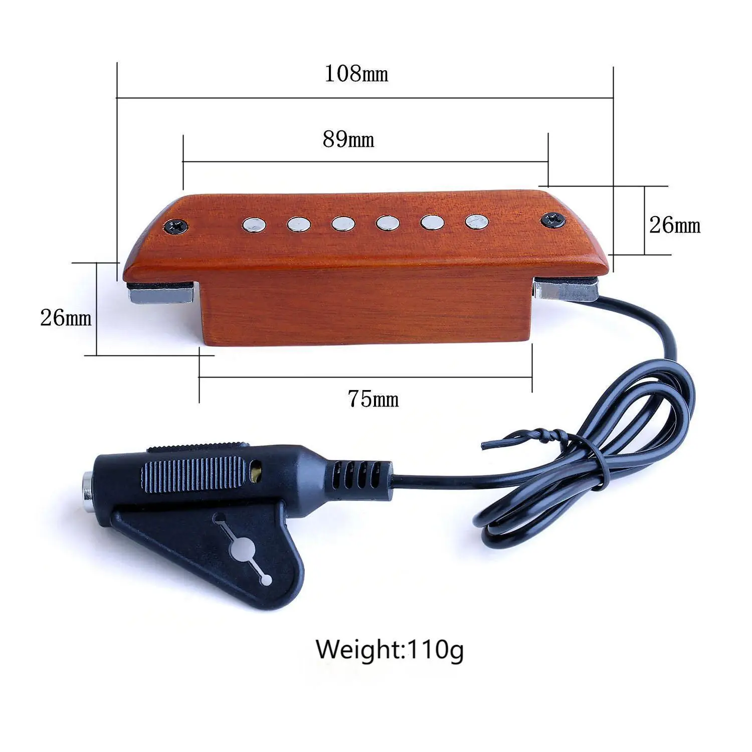 Acoustic Guitar Soundhole Pickup Passive Active Magnetic Pickup Folk Classical Guitar Amplifier Connection