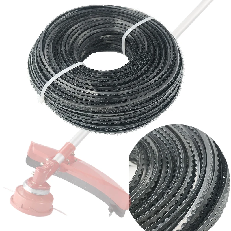 HUNDURE 3,0mm Trimmer Freischneider Kopf Sah Linie Für 20cc 23cc 25cc 30cc 35cc Gras Strimmer Universal Nylon Seil 60M Schwarz