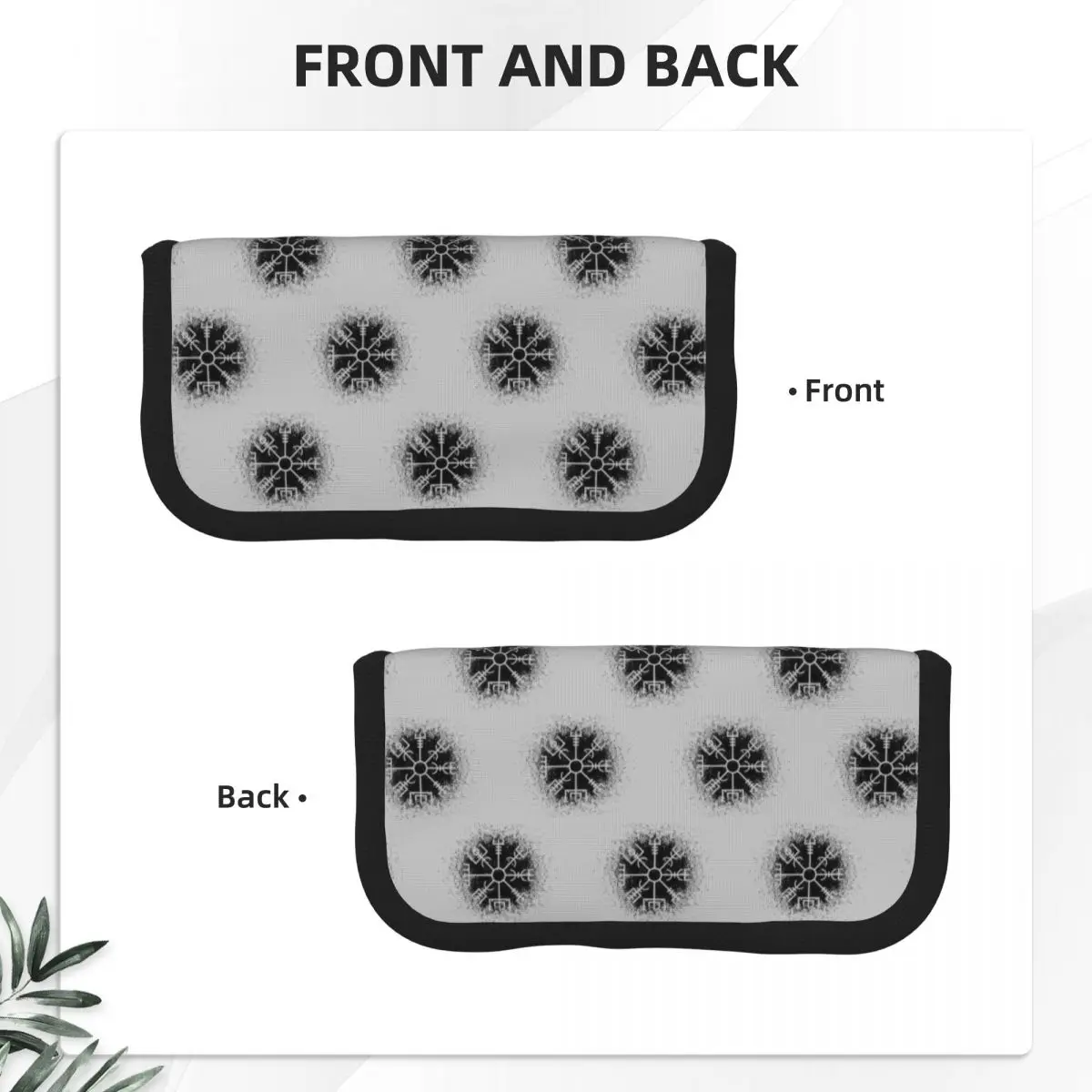 Vegvisir Viking Compass Norse Symbol Pencil Case for Boy Girl Gifts Pen Box Pencil Bag Stationery Supplies Pen Holder Bag