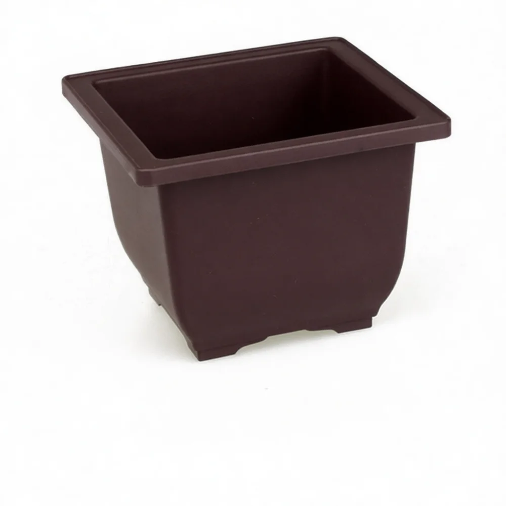 For Miandi Zisha Plastic Flower Pot Thickened Hexagon Rectangle Bonsai Basin Succulents Orchid Indoor Pot