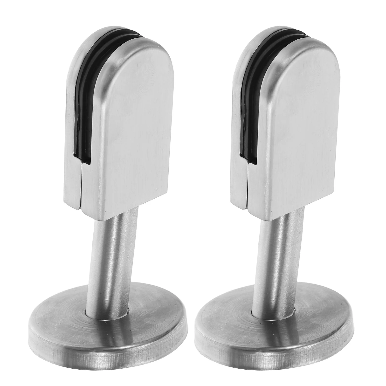 

2Pcs Glass Clamp Stainless Steel Adjustable Support Brackets for Glass Partition Shelves Railings Fixing Hardware