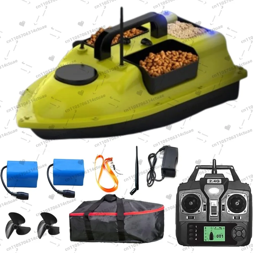 

Smart Bait Boat with Location Mapping, 500m Remote Control & Dual Motor for Accurate Fishing