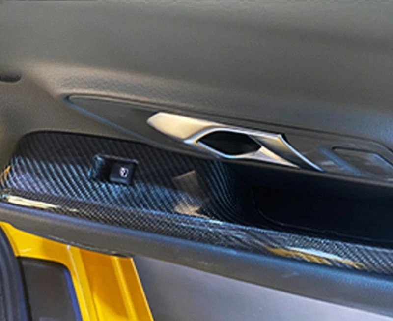 

Suitable For Toyota Supra A90 A91 Bull Demon King Dry Carbon Fiber Window Lift Panel Modified Interior Accessories