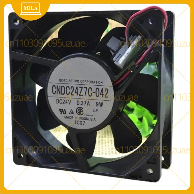 

Вентилятор для инвертора SERVO CNDC24Z7C-042 24В 0.37А 9В переменного тока, протестирован, рабочий