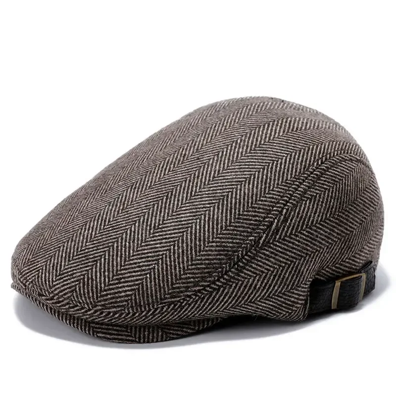 Men Fluid Autumn & Winter Breathable Casual Fashion Outdoor Sports Vintage Beret Chunky Sunblock Anti-Sun Hat