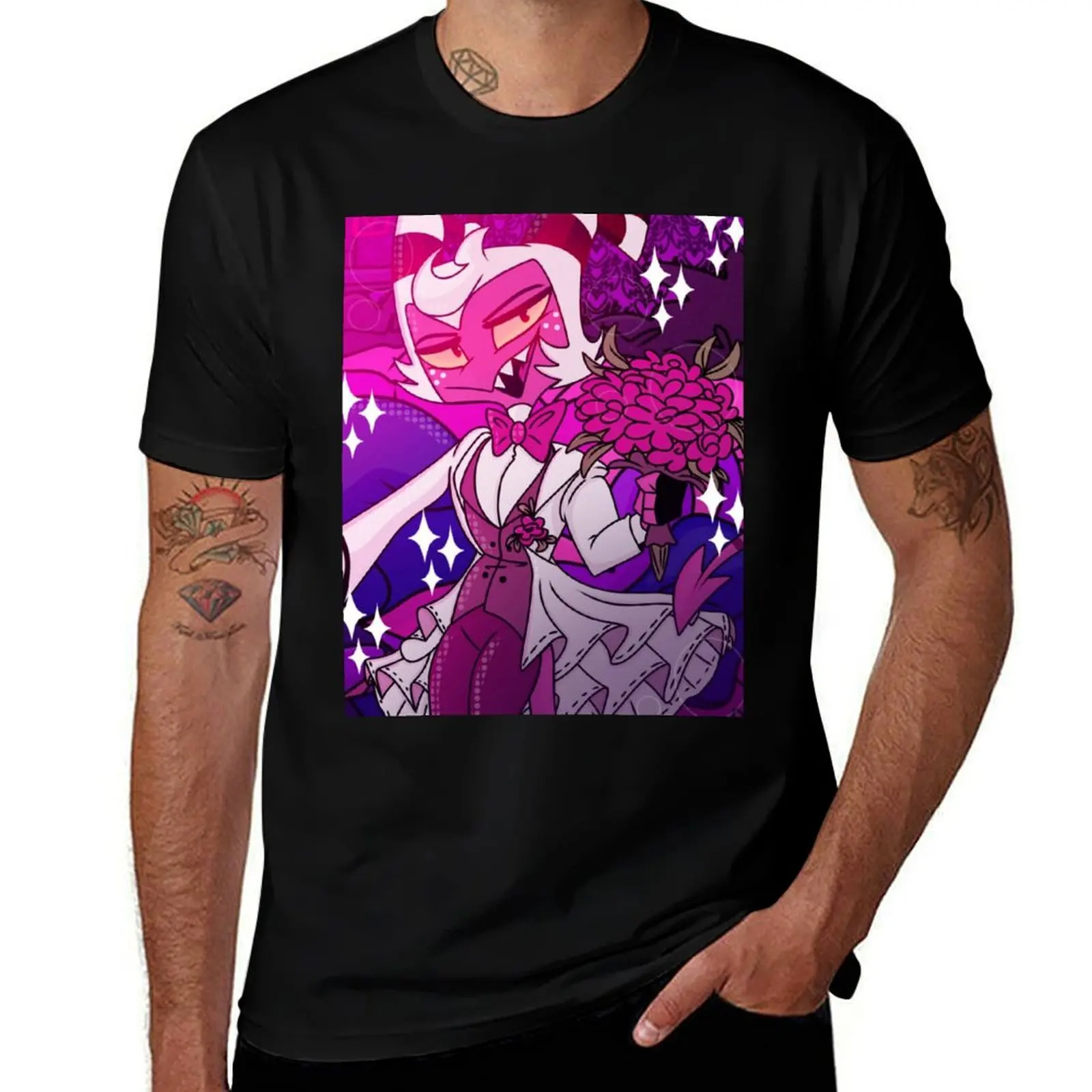 

Helluva Boss Moxxie T-Shirt t shirt for man funny t shirts dark humor