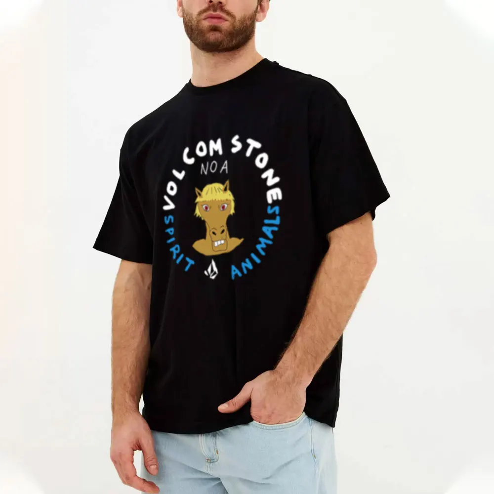 

Men Outdoor Surfing Pure Cotton Clothing Retro Graphic Printing Trendy Round Neck Casual Women Short-sleeved Tops Free Shipping