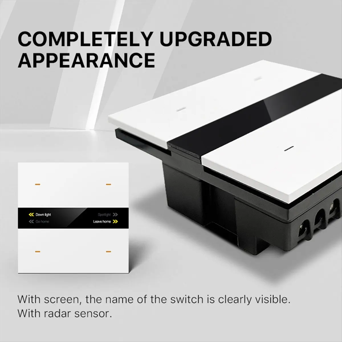 

L77A Tuya Zigbee Smart Scene Switch Lighting Smart Control Scene Control Switch Panel Smart Socket Smart Switch 485 86 Box C