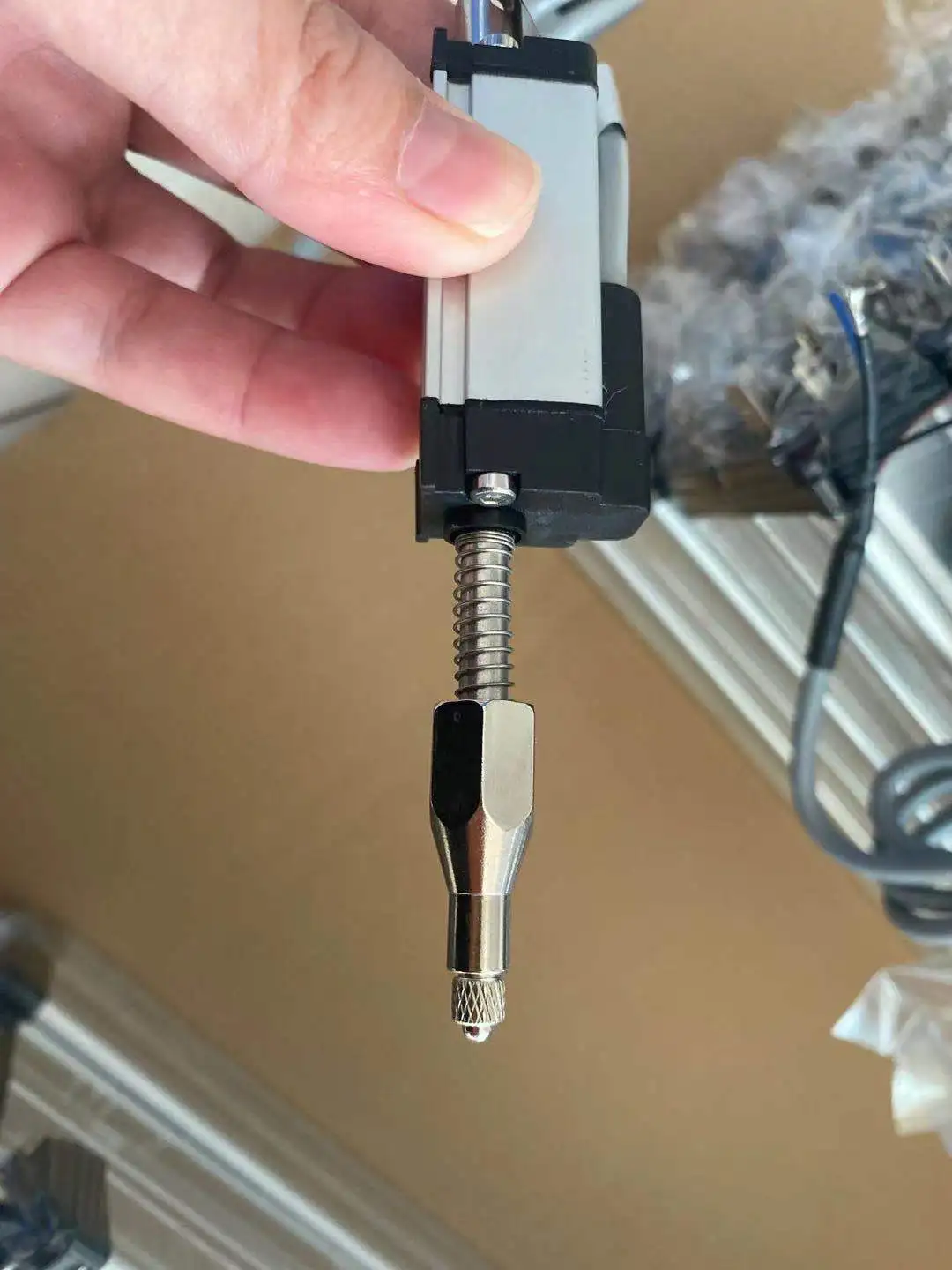 Sensor Posisi Linier Tipe Pengembalian Mandiri Pegas Batang Tarik KTR-10mm