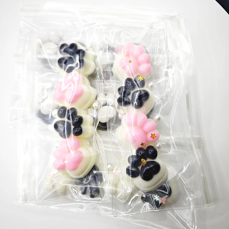 Cartoon Creme Streifen Katze Pfote Prise Squeeze Spielzeug Mini Super Weiche Hand Gefühl Erwachsene Kinder Entlüften Stress Relief Spielzeug Spaß Geschenk