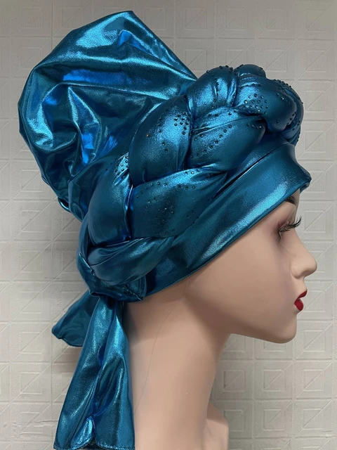 African Head Wraps Women African Fabric Head Wrap Turban Head Wrap Fabrics 2023 Aliexpress