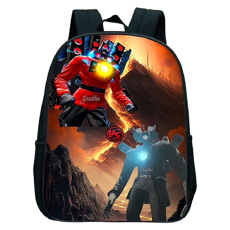 Skibidi Toilet Backpack For Toddler Boys School Bag Titans Speakerman Cartoon Bookbag Girls Kids Kindergarten Bag Gift Backpacks