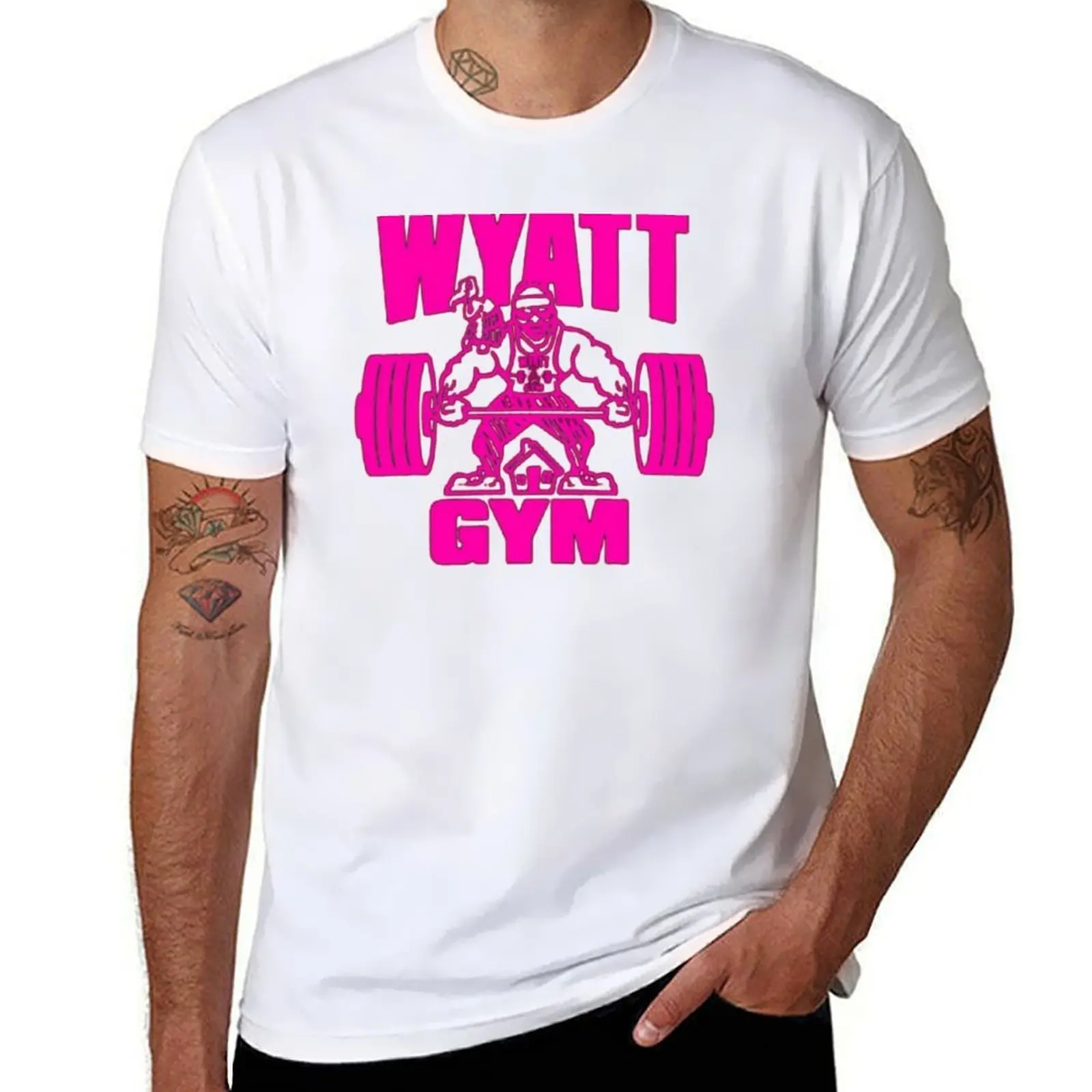 

Wyatt Gym T-Shirt t shirts for man cotton black cotton t-shirt plain for man package T-Shirt