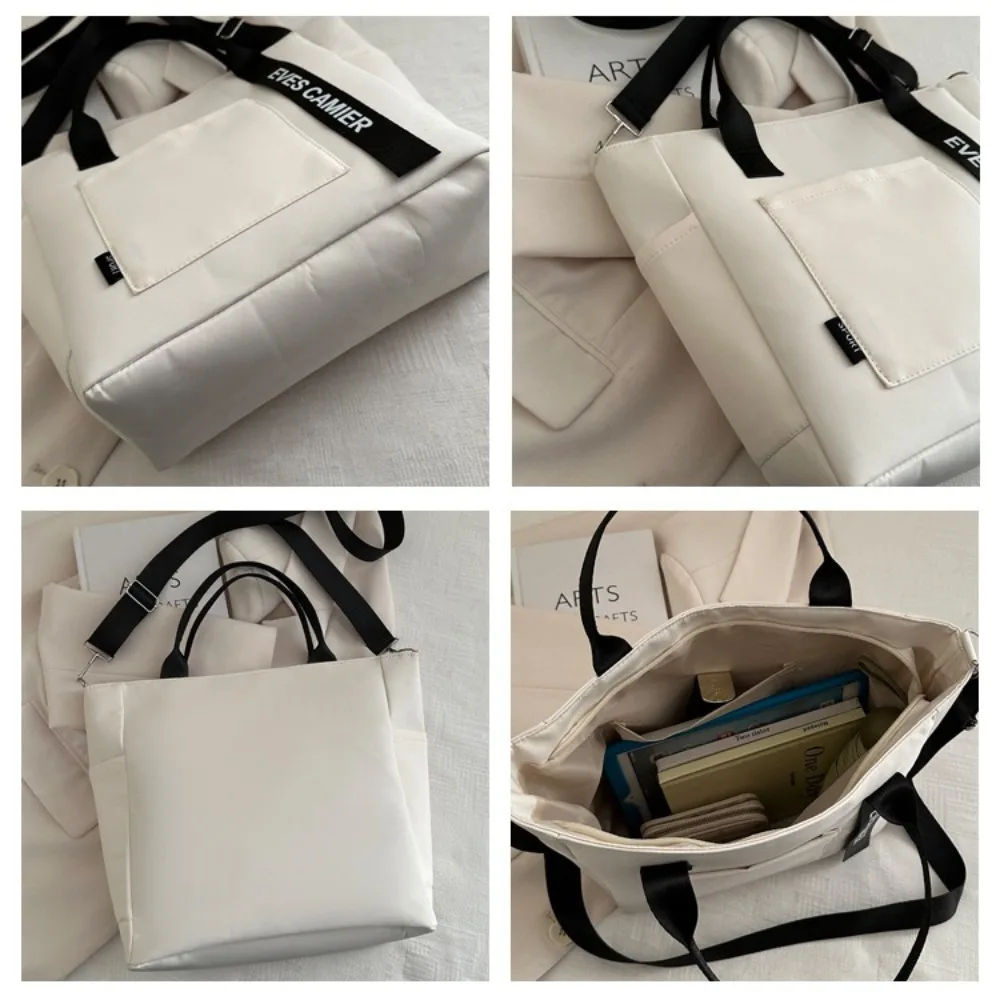 Langlebige Große Kapazität Schultertasche Wasserdichte Canvas Umhängetasche Tragetasche – Detail 6