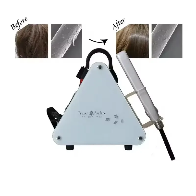 Ice Cold Hair Straightening Plate, Salon Hair Styling Tool for Hair Care, Professional Cold Styling Flat Iron