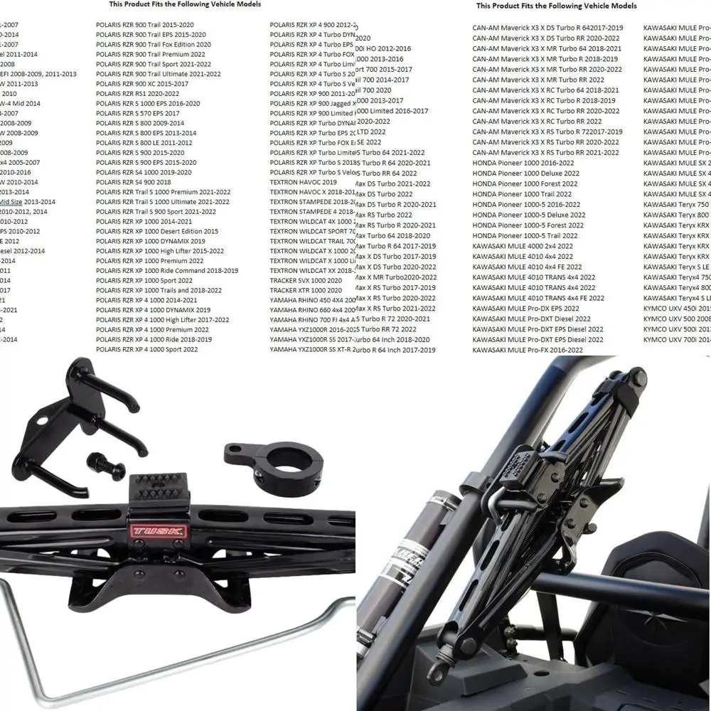 

Polaris RZR XP/XP4 1000 Scissor Lift Jack Kit 2014-2021 UTV Compatible