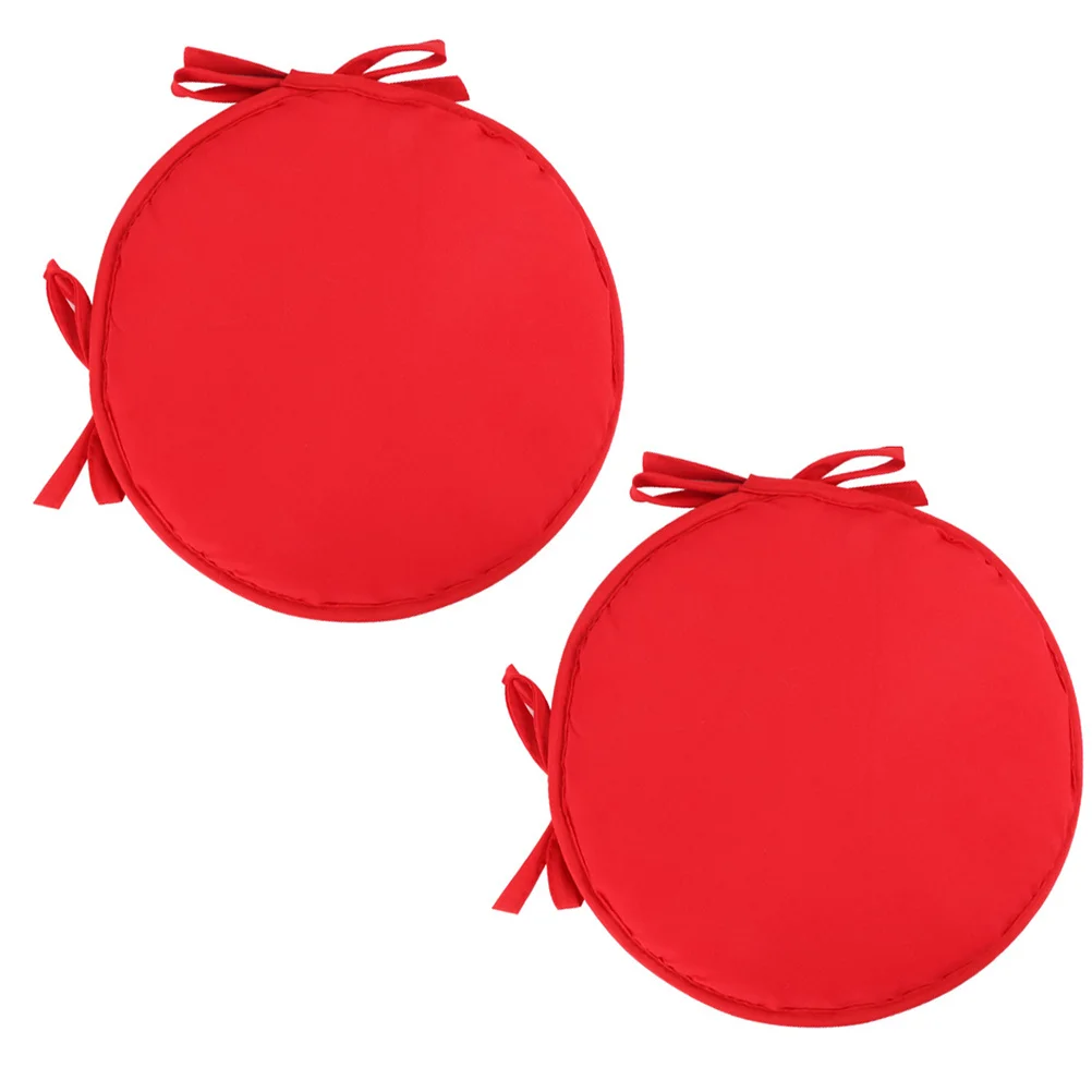 

1Pcs Thickened Round Cushion 38cm Red Diameter Premium Material for Chair Sofa Home Office Decor Seat Cushion Desk Chair Pad
