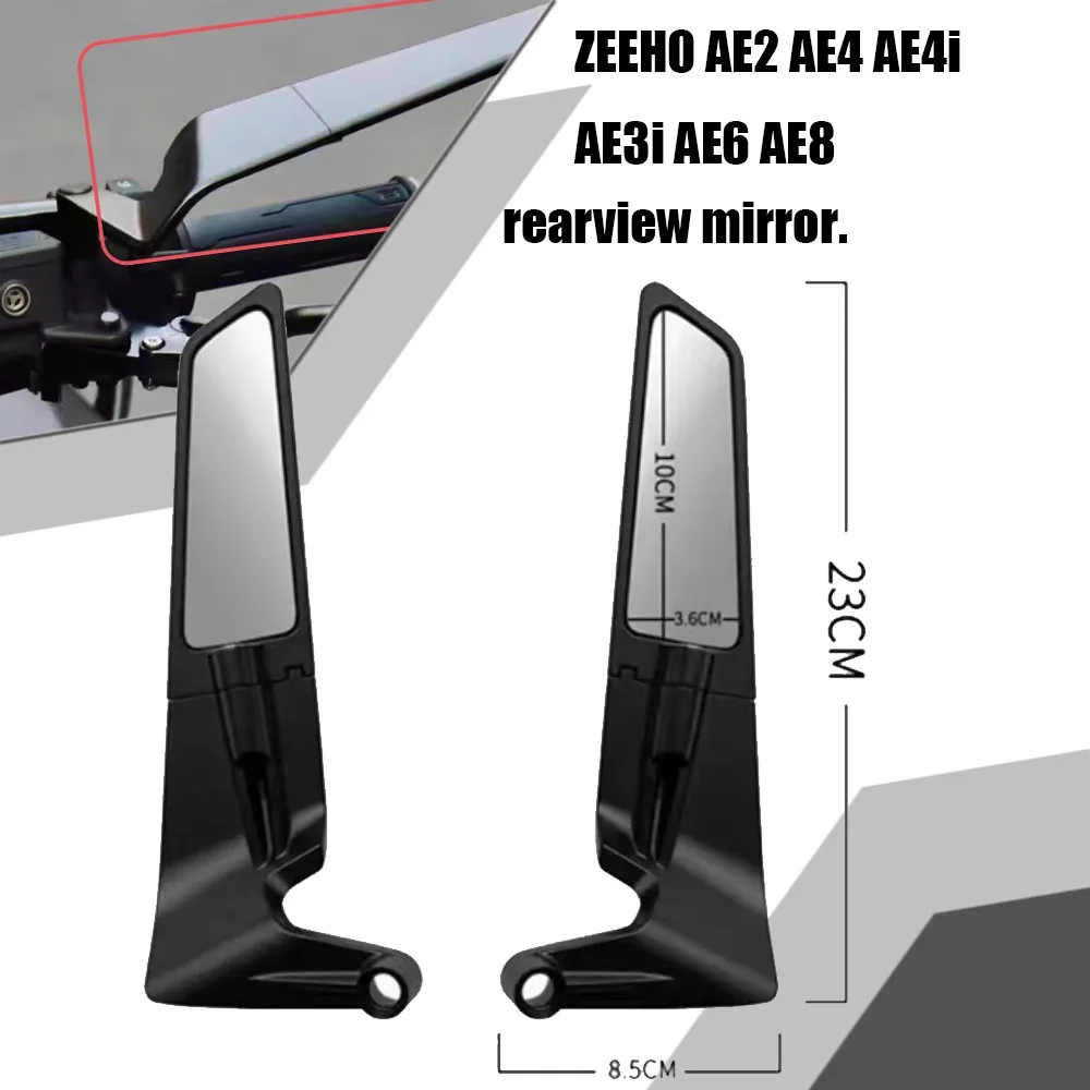 Per Zeeho AE2 AE4 Ae4I Ae3I AE6 AE8 Specchietto Retrovisore Laterale Pieghevole Rimontato.
