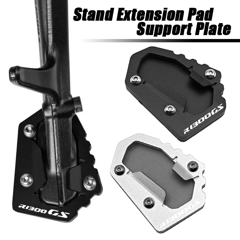 For BMW R1300GS Motorcycle Kickstand Foot R 1300 GS ADV Adventure GS1300 2023 2024 Side Stand Extension Pad Support Plate