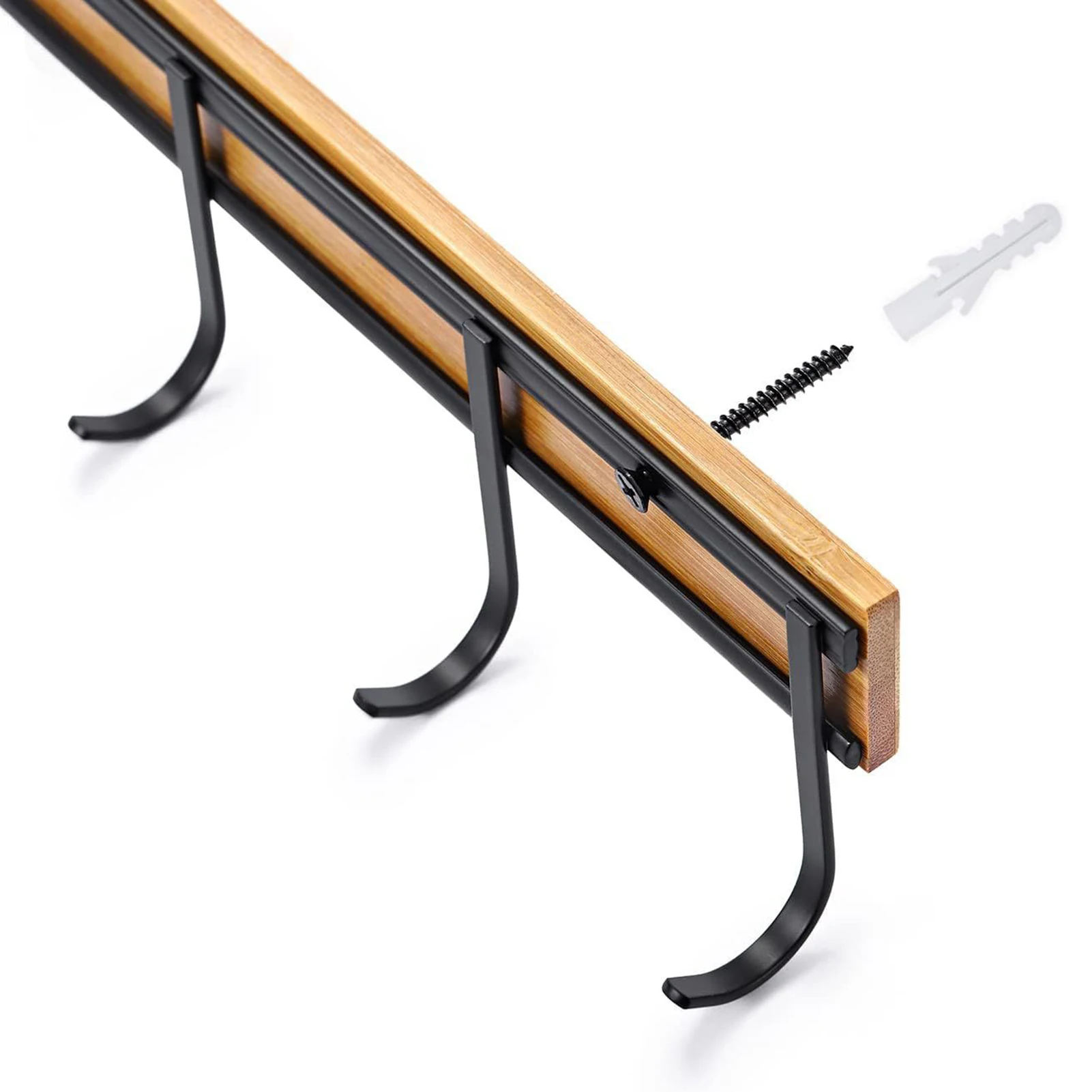 

2Pcs Adhesive Hanging Kitchen Utensils Wall Hanging Living Room Keychain Drying Rack Durable Non-drilling Storage Container