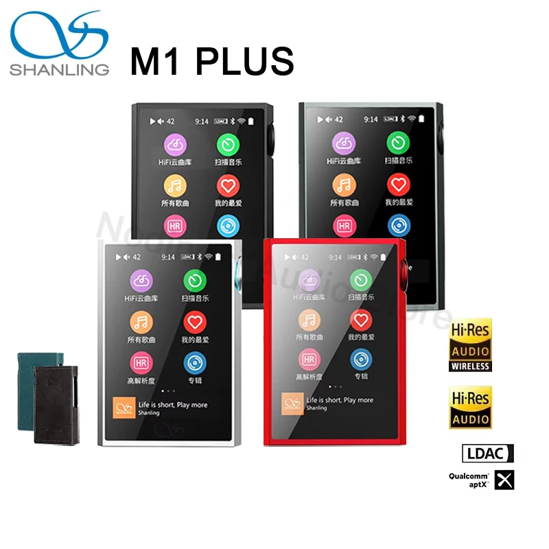 

SHANLING M1 PLUS MP3 Player Protable Music Player Hifi MP3 Player Hi-res Bluetooth 5.2 WiFi ES9069Q DAC Dual SGM8262 Amplifier