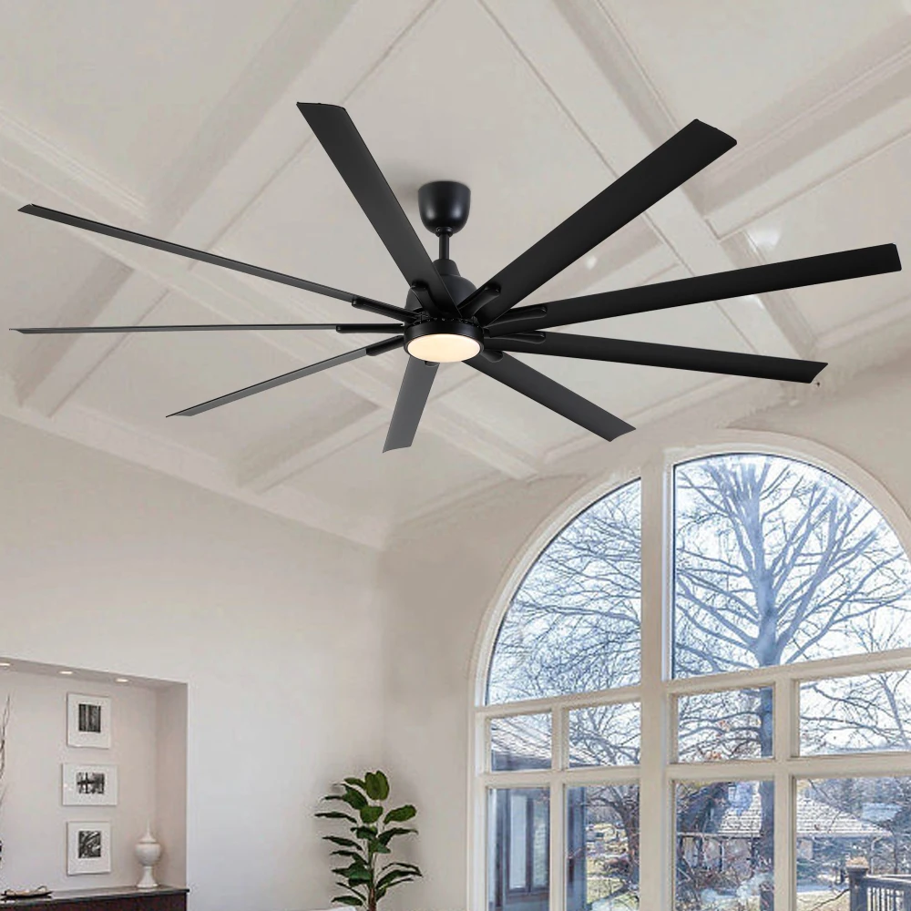 

84 In Super Large Ceiling Fan with Remote Control, DC motor and the blades deliver ultra-powerful air movement, energy efficient