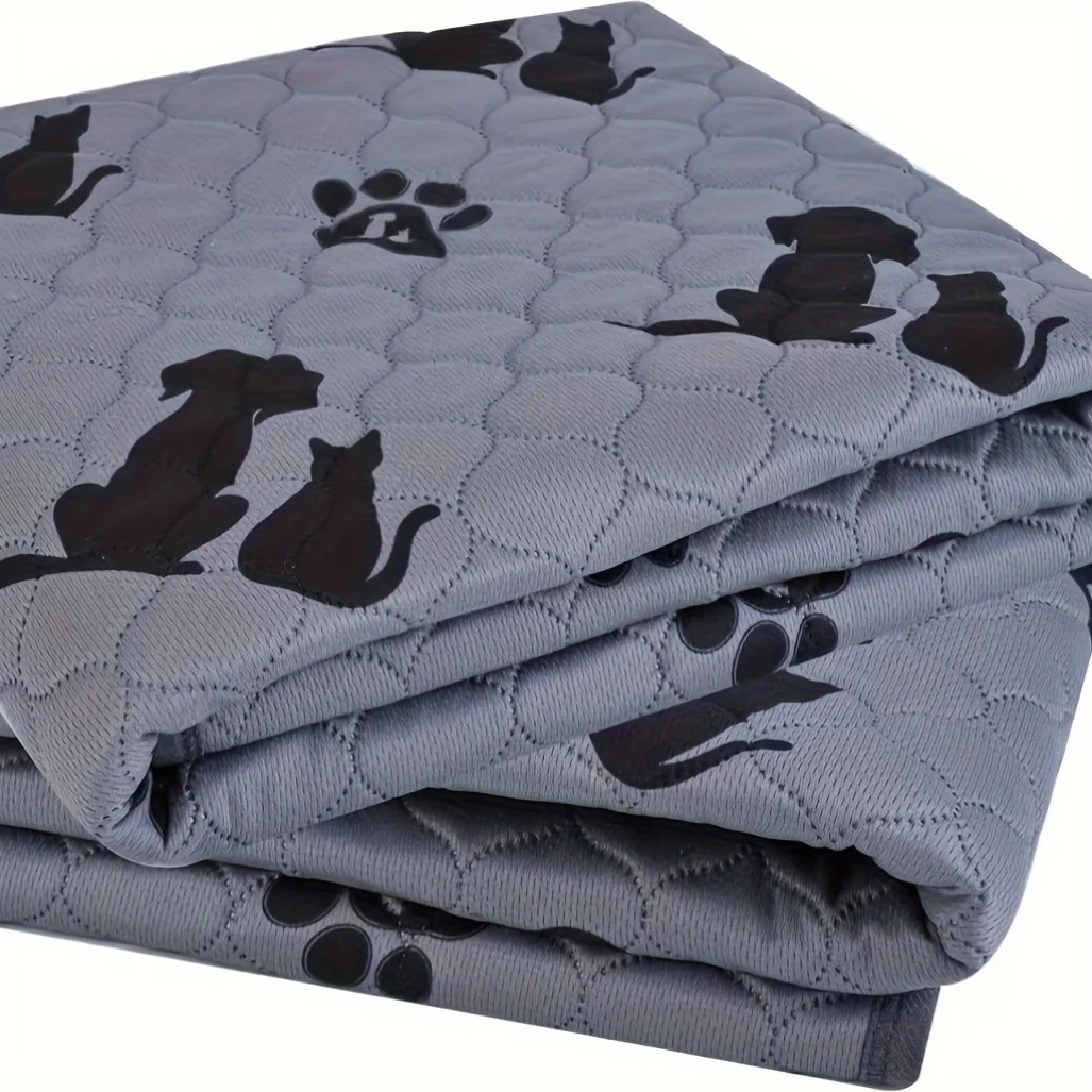 2 coussinets lavables pour chiens, réutilisables et antidérapants. Pour l'entraînement à l'intérieur/à l'extérieur, parfait pour les voitures, les canapés, les pelouses.