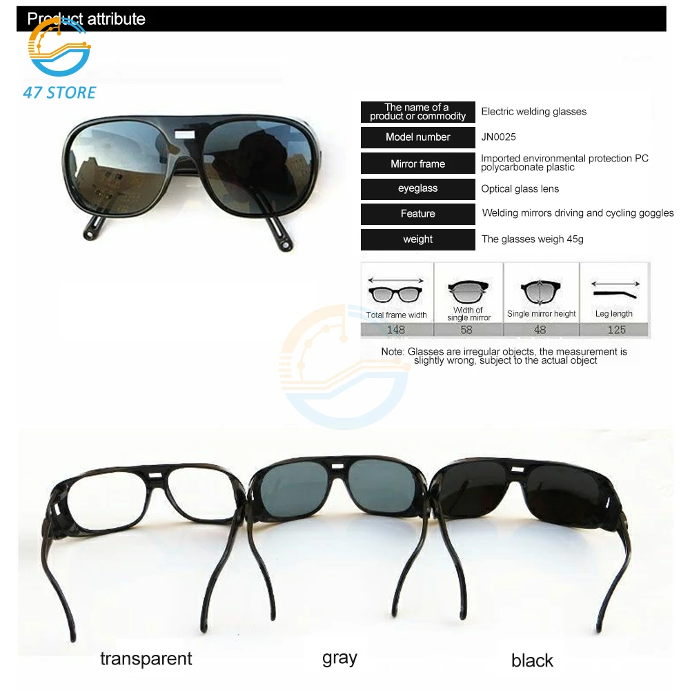 Welding Welder Goggles Gas Argon Arc Welding Protective Glasses Safety Working Protective Equipment Eyes Protector Welder Tool