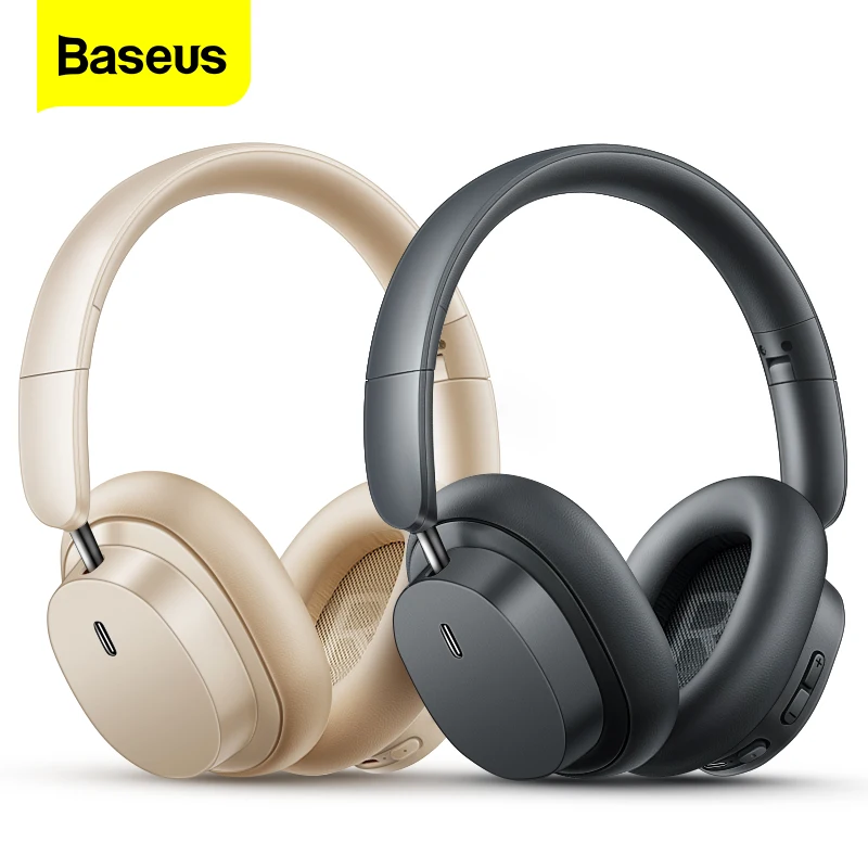 Baseus D05 Headphones Wireless Bluetooth 5.3 Earphones Hifi Earbuds Foldable Wired Dual Use Noise Cancelling Fone Headset Gamer